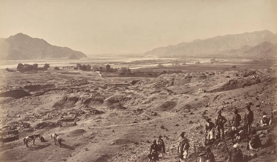 River Gorge Above Lalpura, by John Burke, 1879