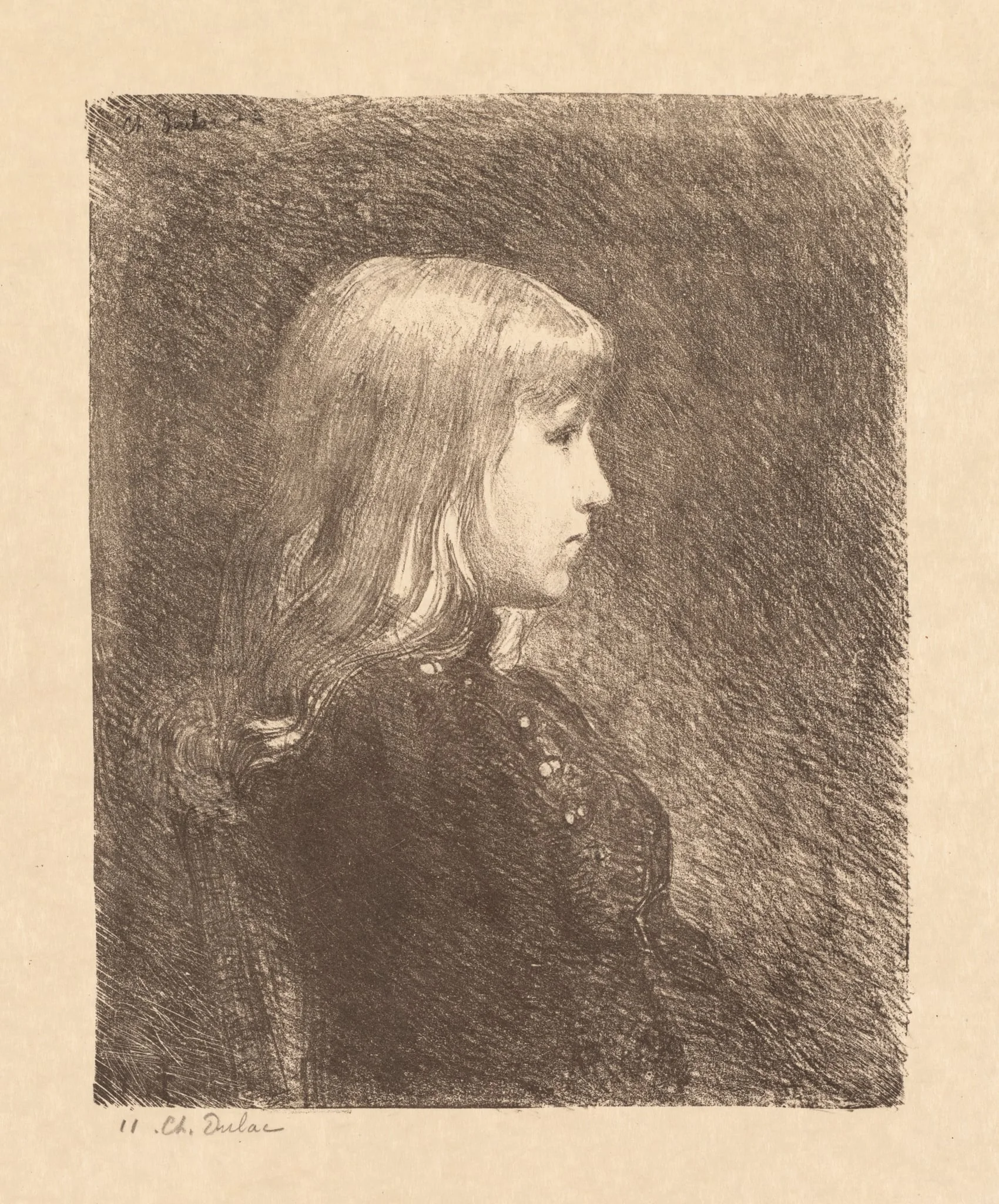 Young Lady (Jeune Fille), by Charles-Marie Dulac, 1892