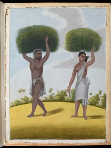 A grass-cutter and his wife