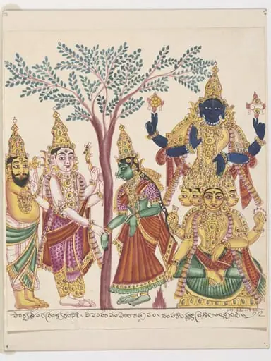 The marriage of Shiva and Parvati (Kalyanasundaramurti).