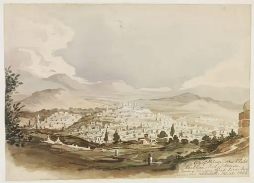 City of Hebron - Now Khalil Rachman - Pool of Hebron.  Tombs of Abraham, Sarah, Isaac, Jacob, Abner, and Ishbosheth