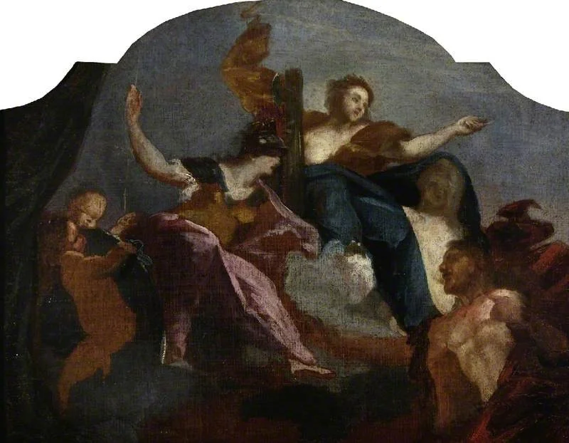 Allegory of Fortitude and Wisdom, by Giovanni Canti, unspecified, 1841