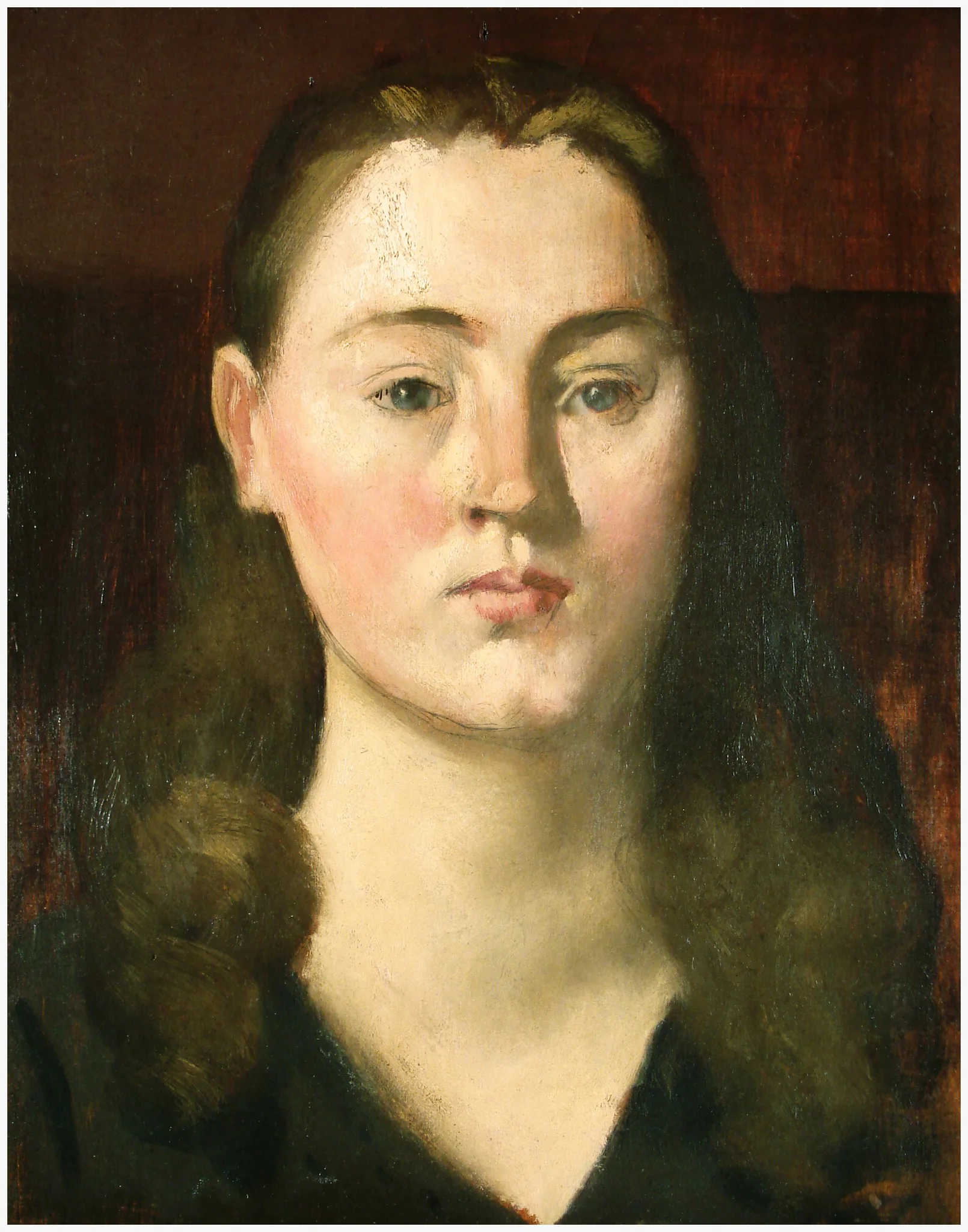 Retrato de la Baronesa Lefèvre, by Pierre Puvis de Chavannes, unspecified, 1871