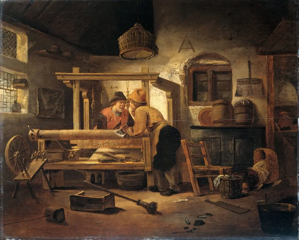 Interior of Weaver's Workshop