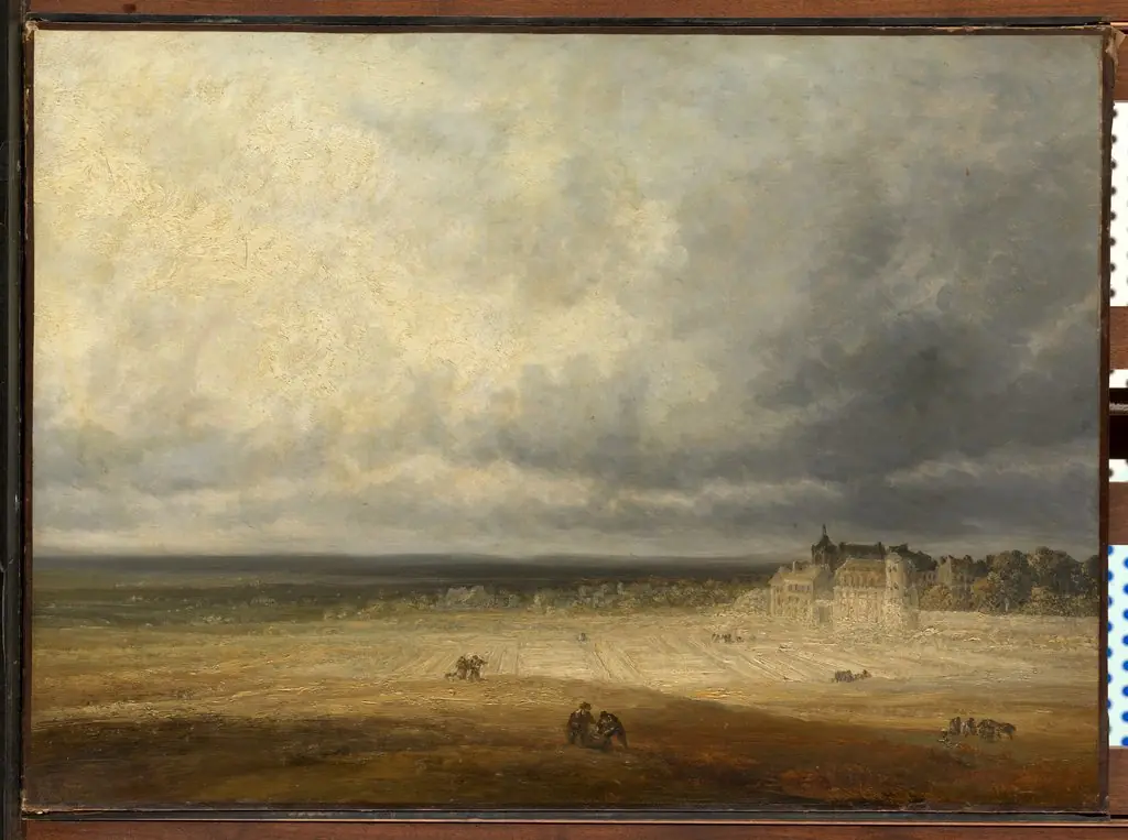 Landscape with a Plowed Field and a Village