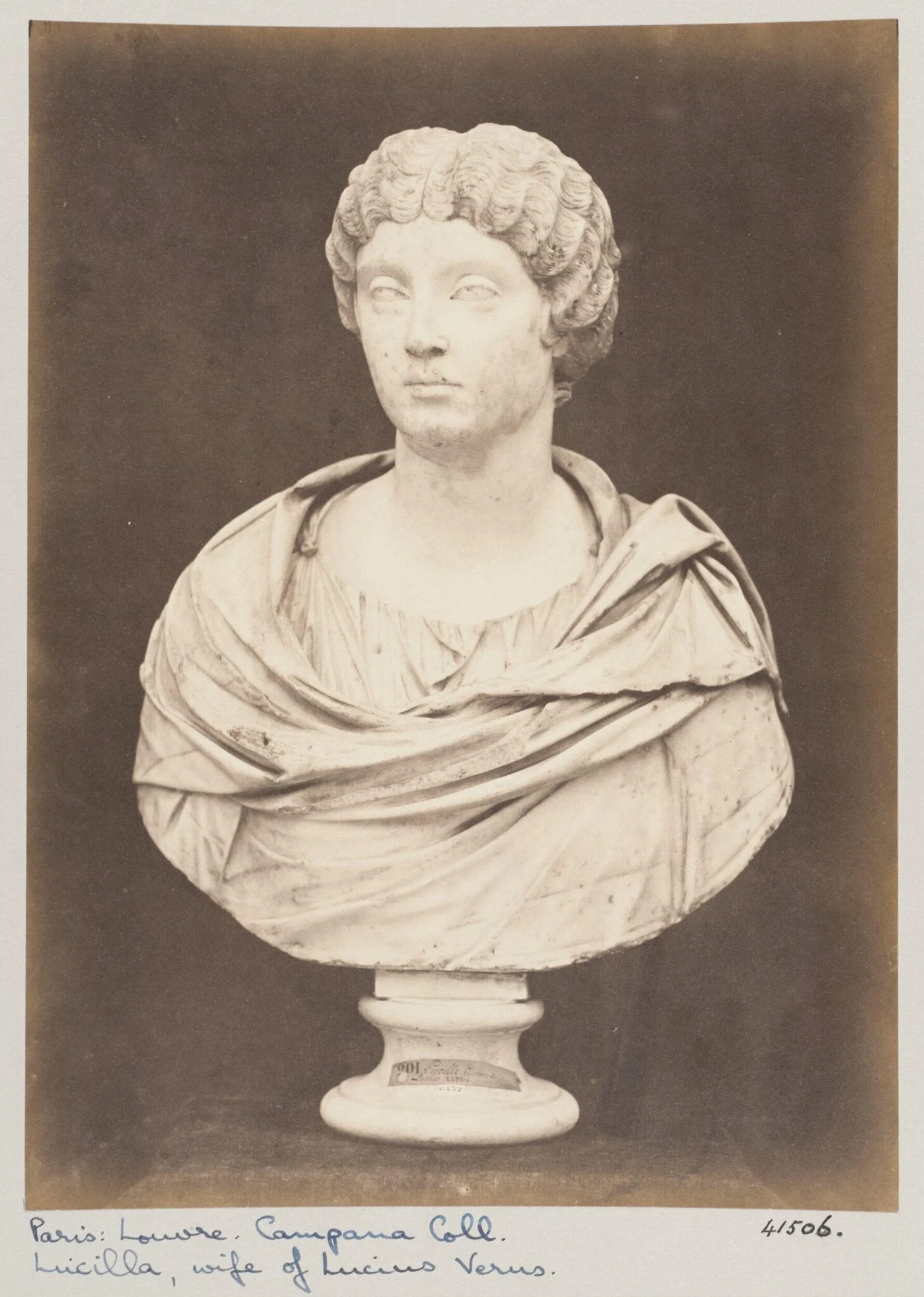 Marble Bust of Lucilla wife of Lucius Verus