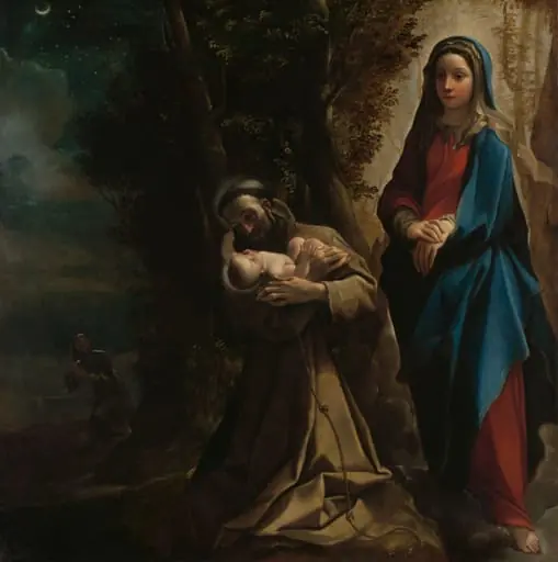 Het visioen van de heilige Franciscus van Assisi