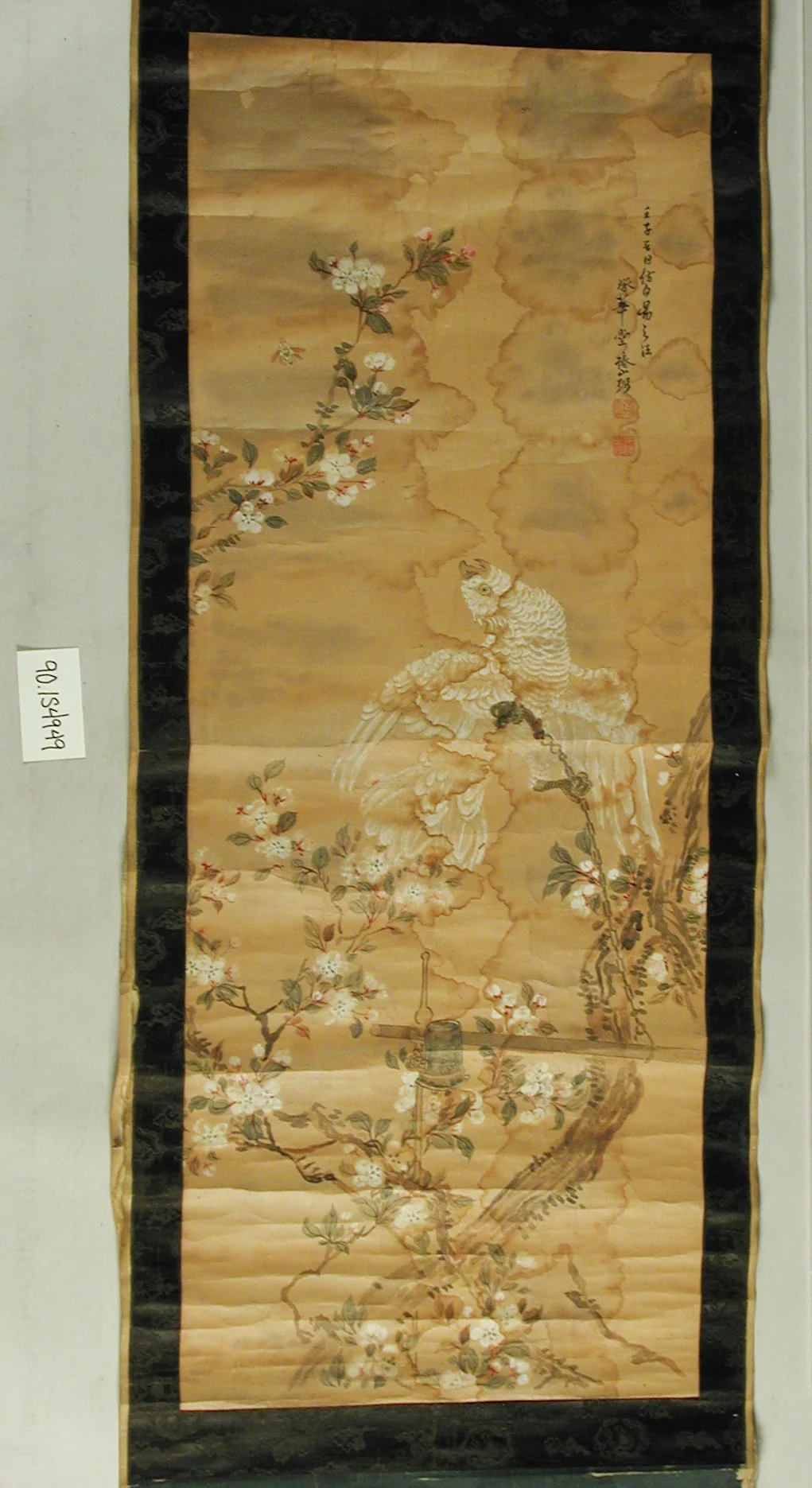 Kakemono, by Tsubaki Chinzan, unspecified, 1852