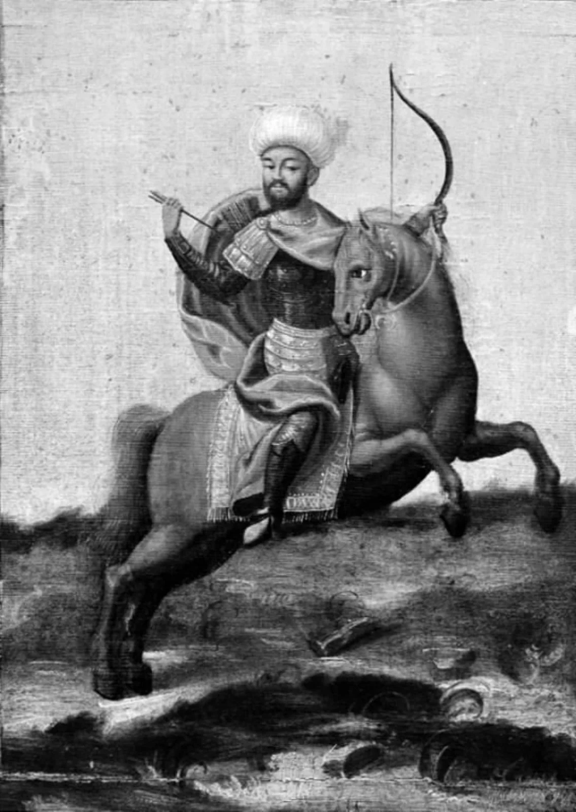 Timur Lenk (Tamarlan) (1336-1405), mongolsk stor-khan, by Unknown, 1650