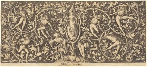 Ornament with Morris Dancers