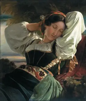 Girl from sabine mountains
