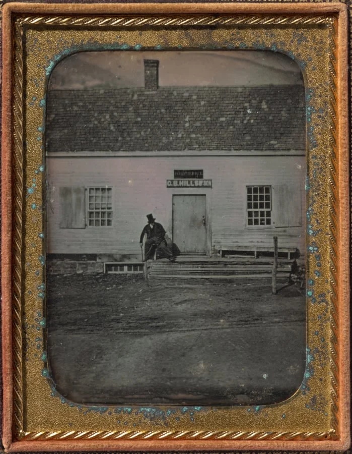 Cyrus B. Hills, Postmaster, Arlington, Vermont, by Unknown, 1852