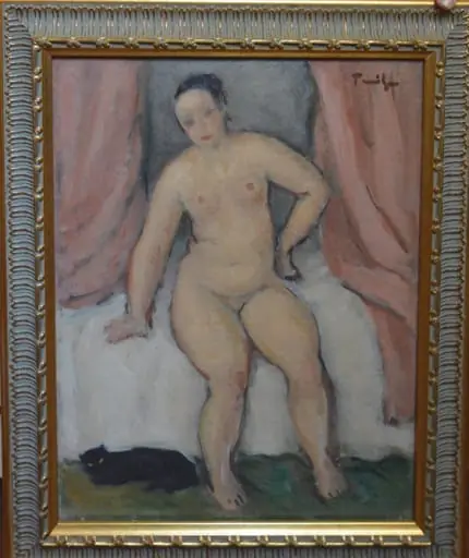 Nud (cu pisică)