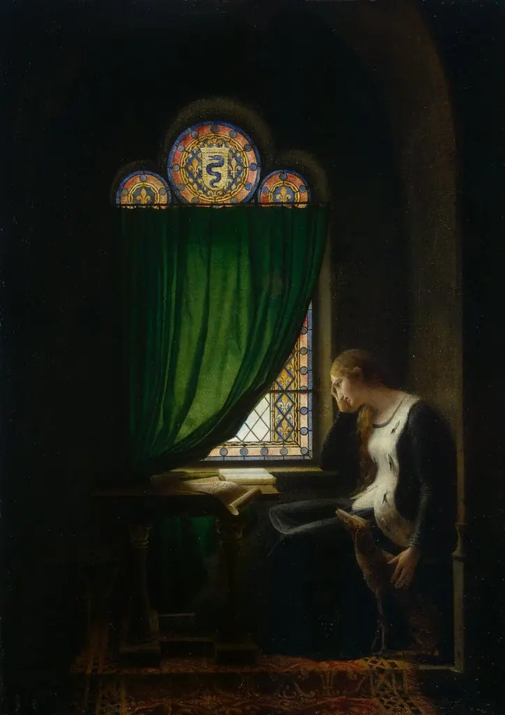 Valentine of Milan Mourning her Husband, the Duke of Orléans