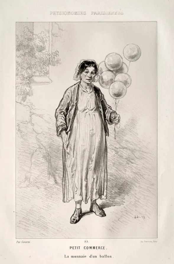 Petit Commerce, by Paul Gavarni, 1857