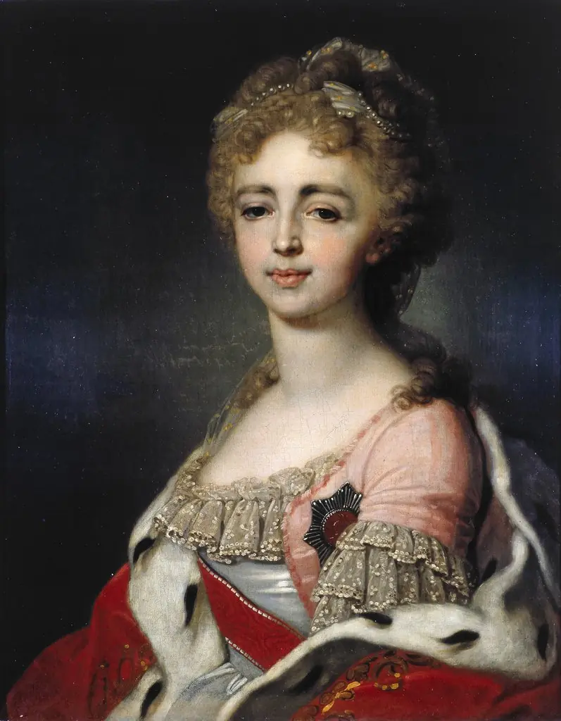 Portrait of Grand Duchess Alexandra Pavlovna of Russia (1783-1801)