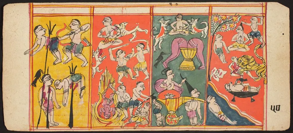 Tantric Manuscript "Sangrahani Sutra"