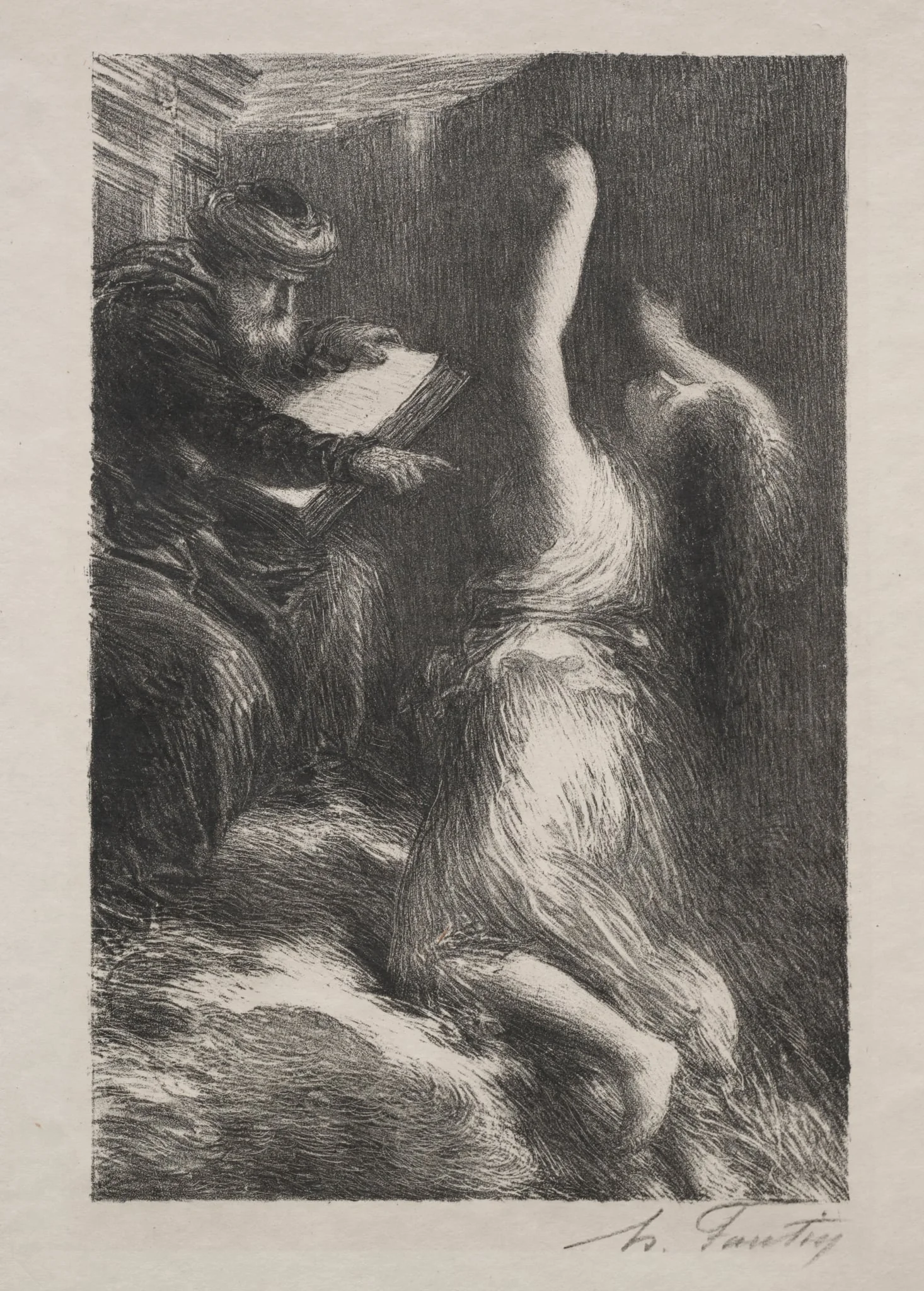 Parsifal, Act II: Evocation of Kundry, by Henri Fantin-Latour, 1886