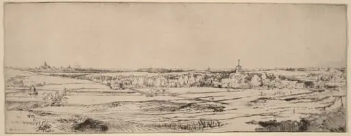 Landscape with a View toward Haarlem (The Goldweigher's Field)