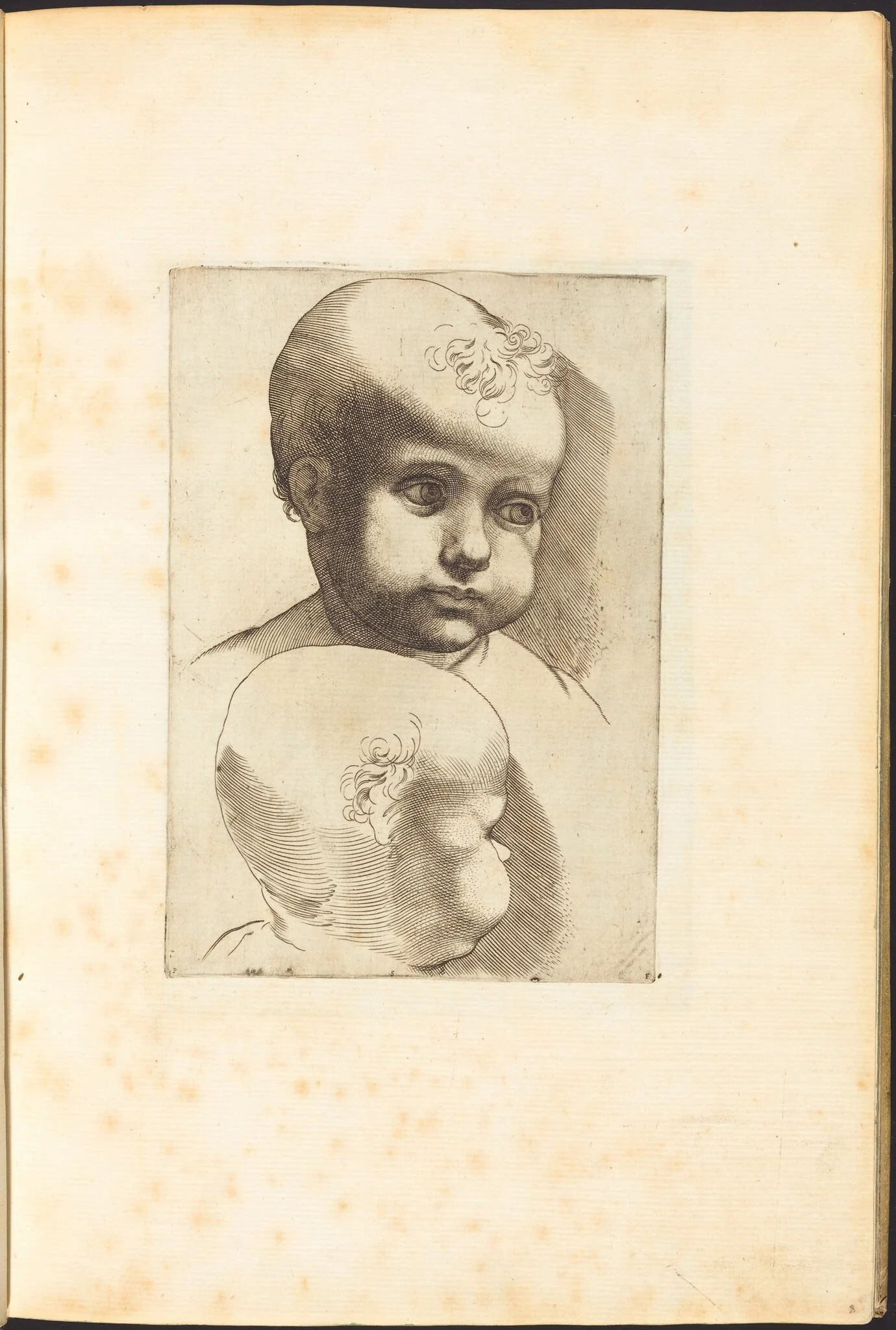 Print from Drawing Book, by Luca Ciamberlano, ink, 1615