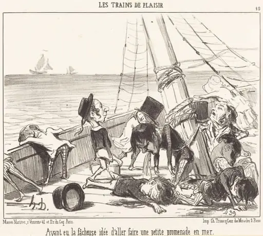Ayant eu la facheuse idée d'aller... en mer