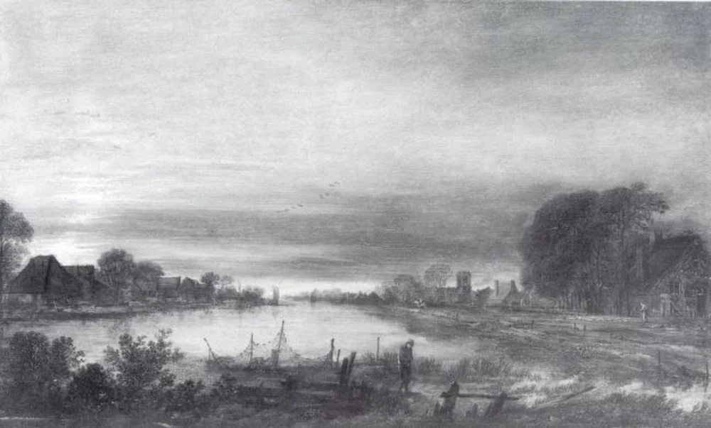 Landscape with Canal at Dusk
