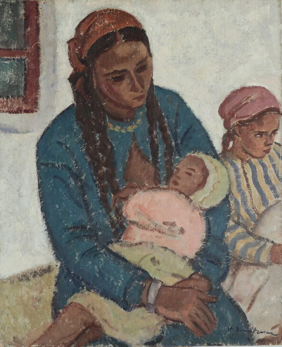 Maternitate, by Ștefan Dimitrescu, 1919