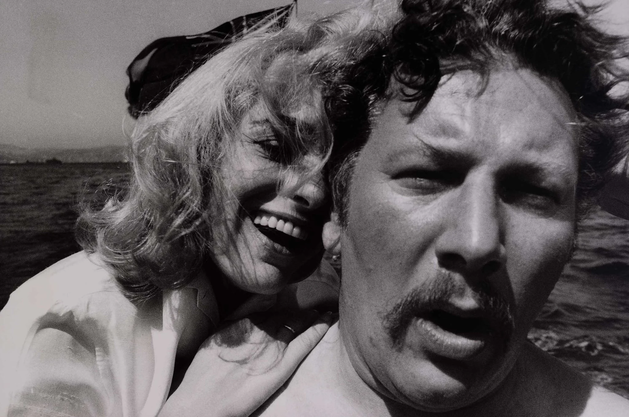 Μελίνα Μερκούρη και Peter Ustinov, by William Klein, 1976