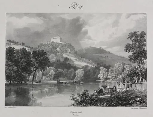 Voyages pittoresques et romantiques dans l'ancienne France.  Auvergne:  Château Neuf