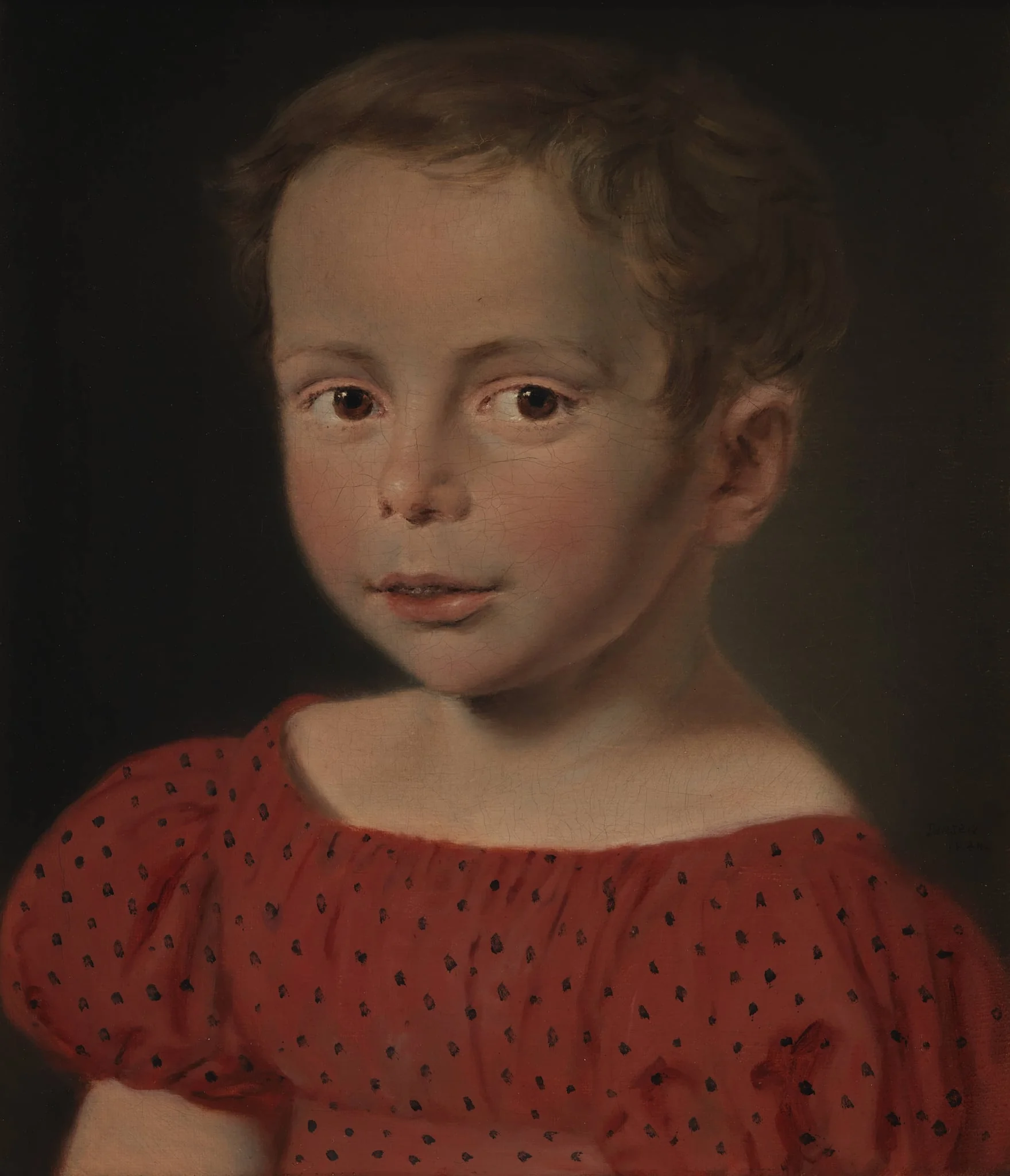 Barneportræt, by Unknown, 1834