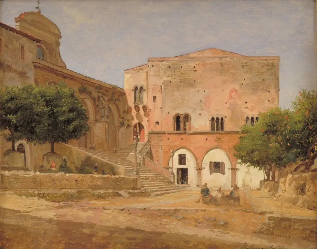 The Market Place in Priverno