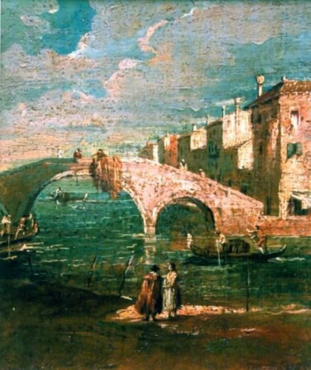Peisaj venețian, by anonim venețian, unspecified, 1750
