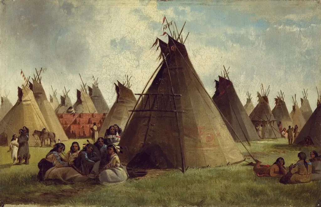 Prairie Indian Encampment