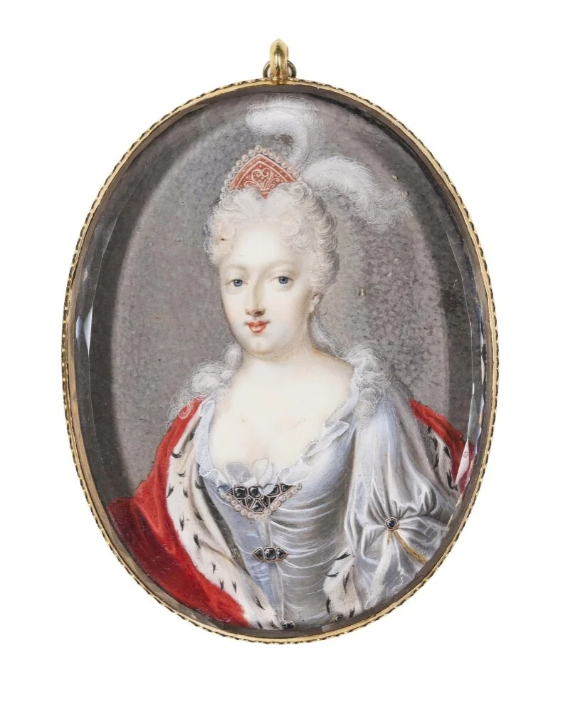 Sofia Charlotta Karolina (1678-1749), prinsessa av Hessen-Kassel, gift hertiginna av Mecklenburg-Schwerin, by Unknown, unspecified, 1713
