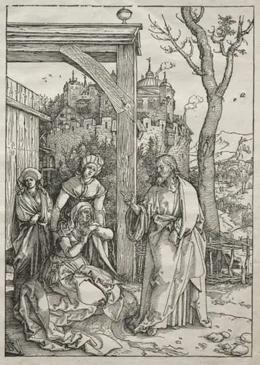 Life of the Virgin:  Christ Taking Leave of His Mother