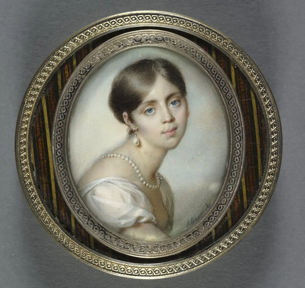 Snuff Box with a Portrait of a Young Woman