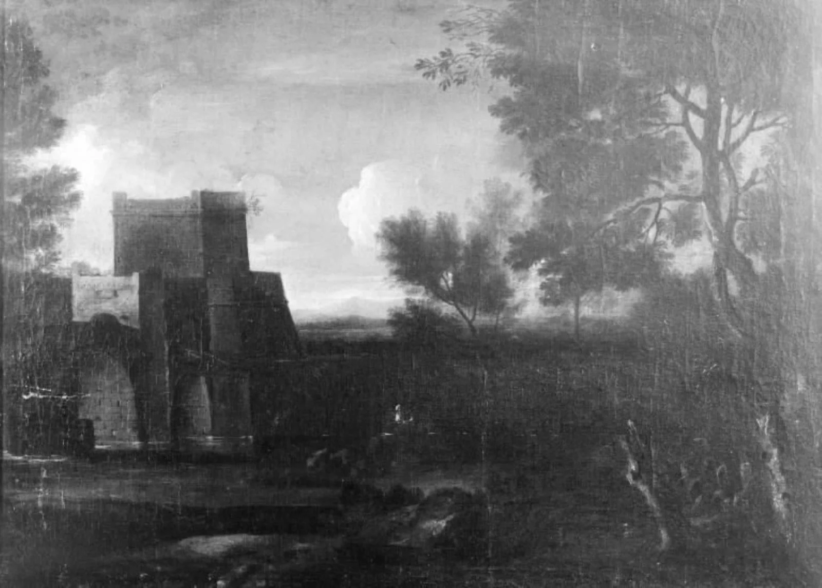 Landscape, by Unknown, unspecified, 1713