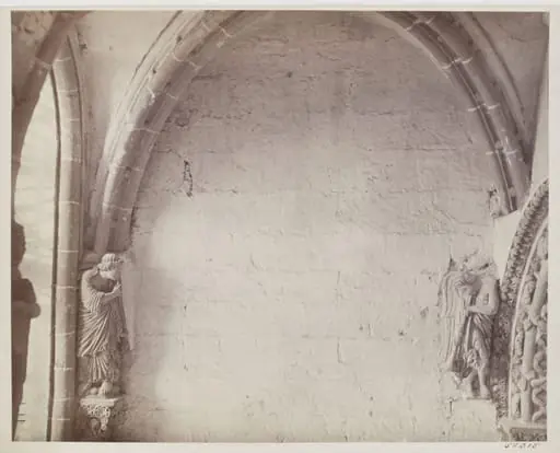 Cathedral, Santiago, Spain, Portico de la Gloria, Sculpture on North wall