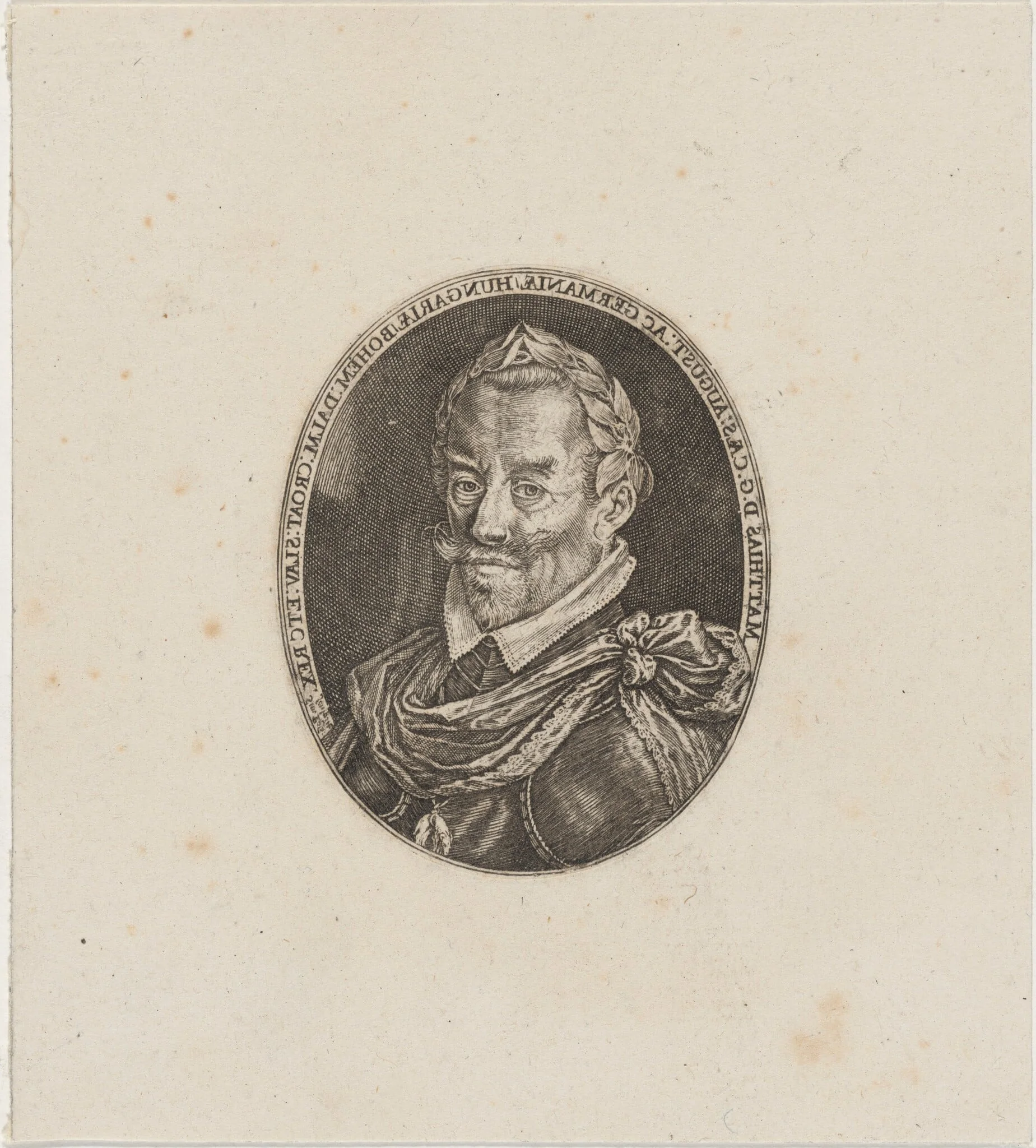 The Emperor Matthias, by Simon van de Passe, ink, 1621