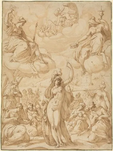 Allegory of Minerva as the Head of the Muses