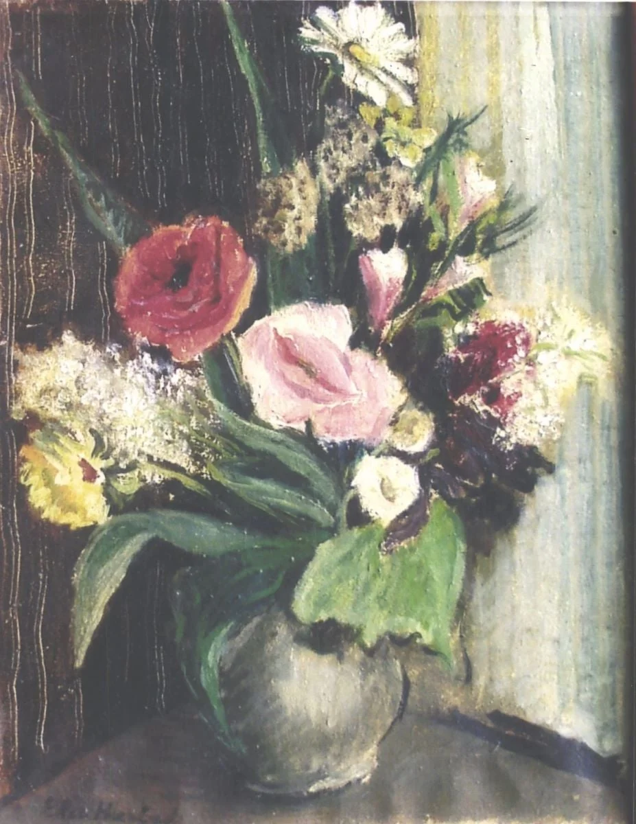 Natură statică cu flori, by Micaela Eleutheriade, unspecified, 1950