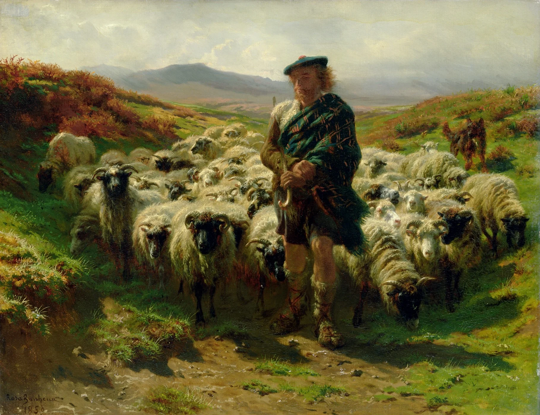 The Highland Shepherd, by Rosa Bonheur, oil, 1859