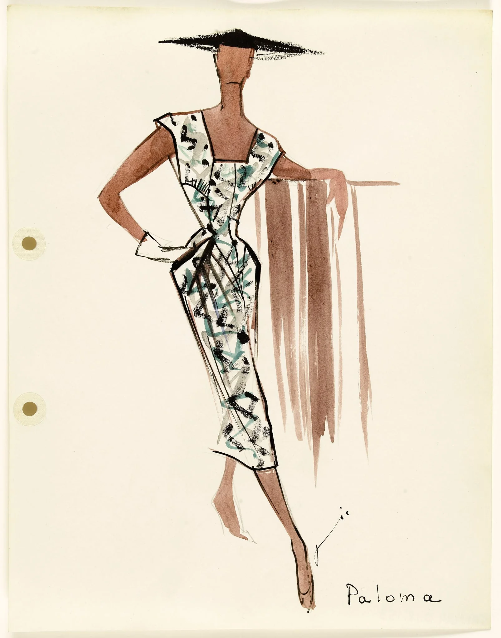 'Paloma', by Marie-Louise Carven, 1951
