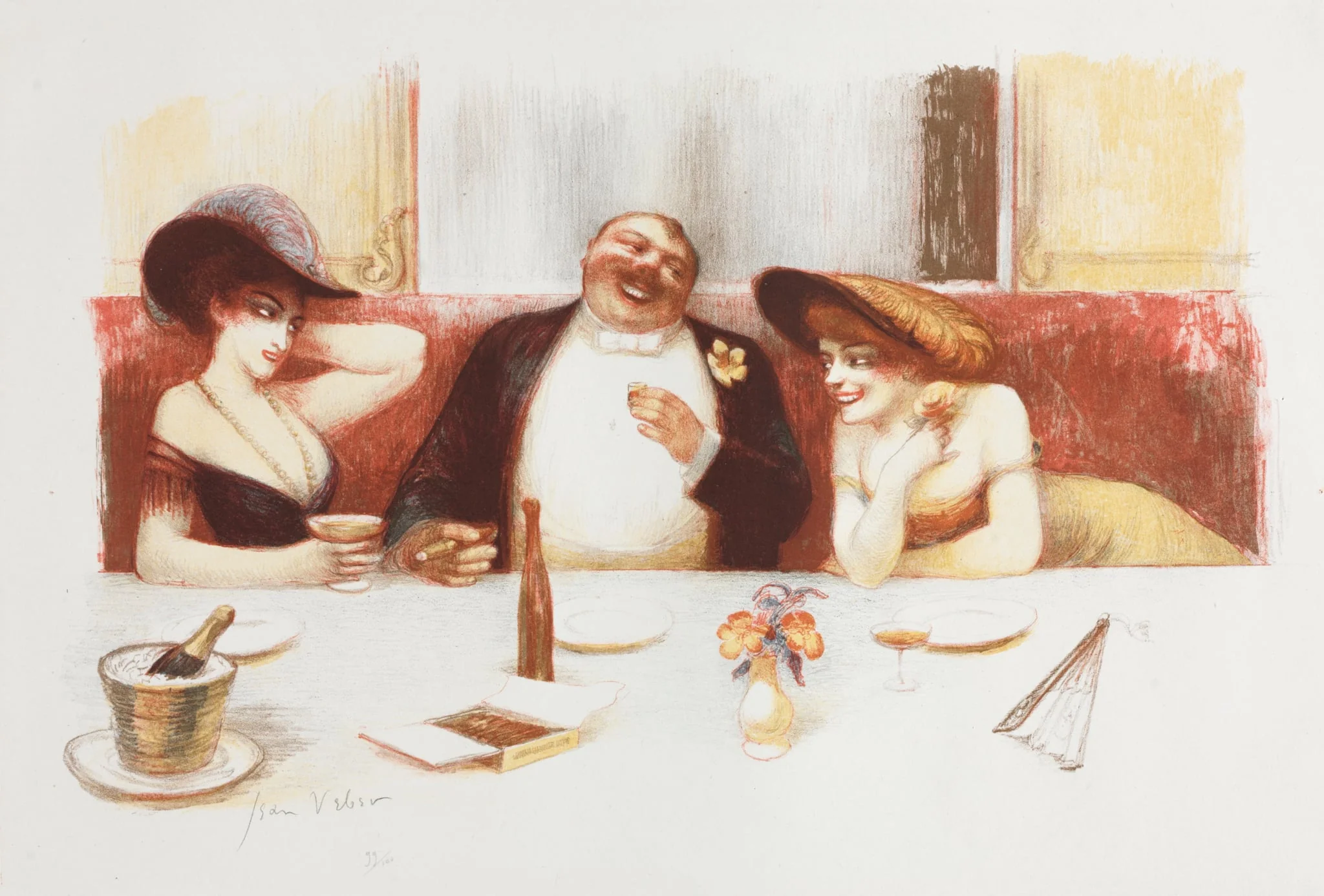 Chez Durand, by Jean Veber, 1904