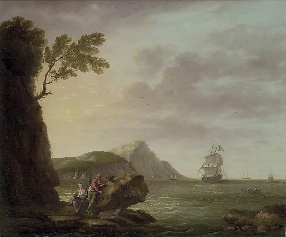 Coastal Scene, by Claude-Joseph Vernet, oil
