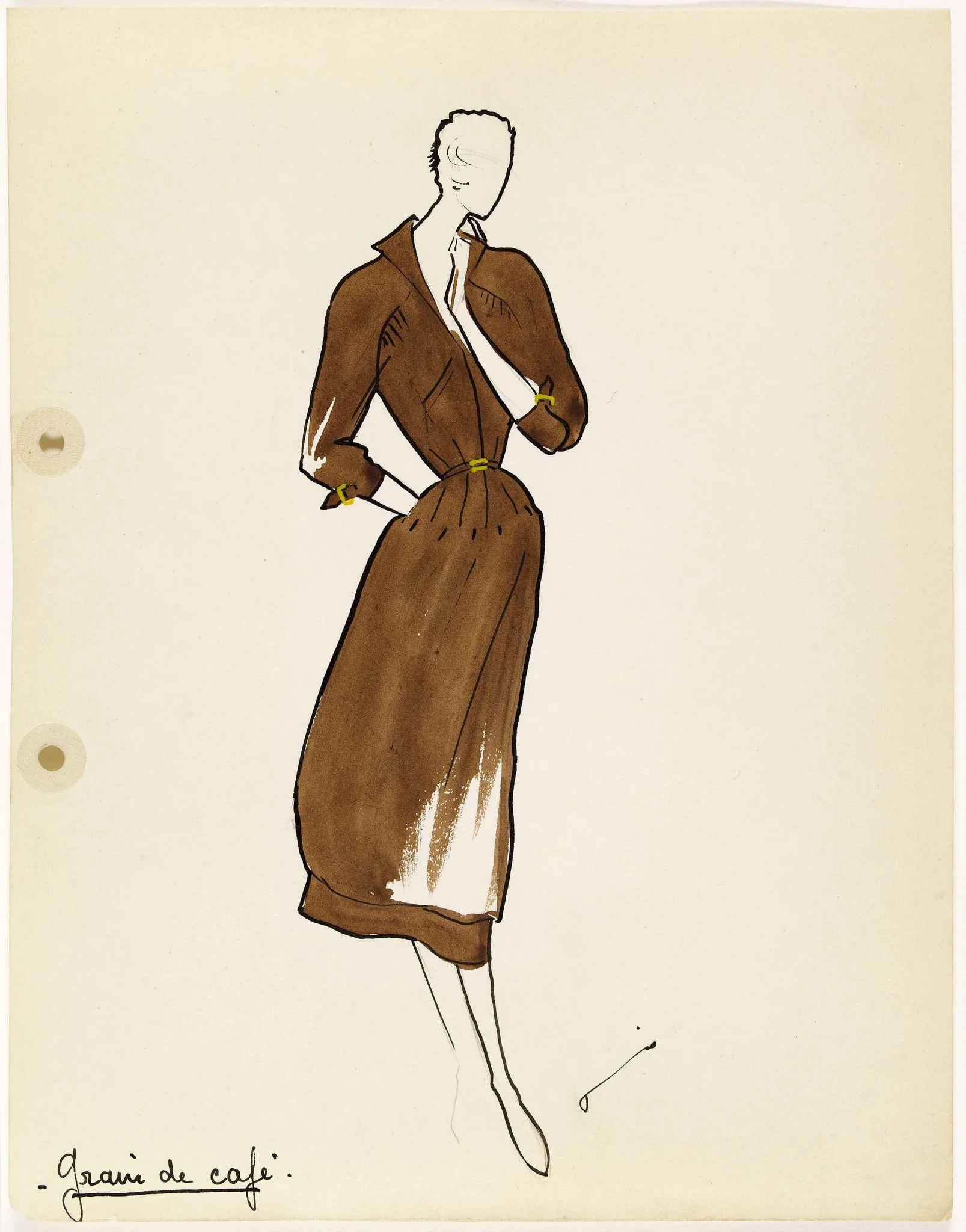 'Grain de café', by Marie-Louise Carven, 1949