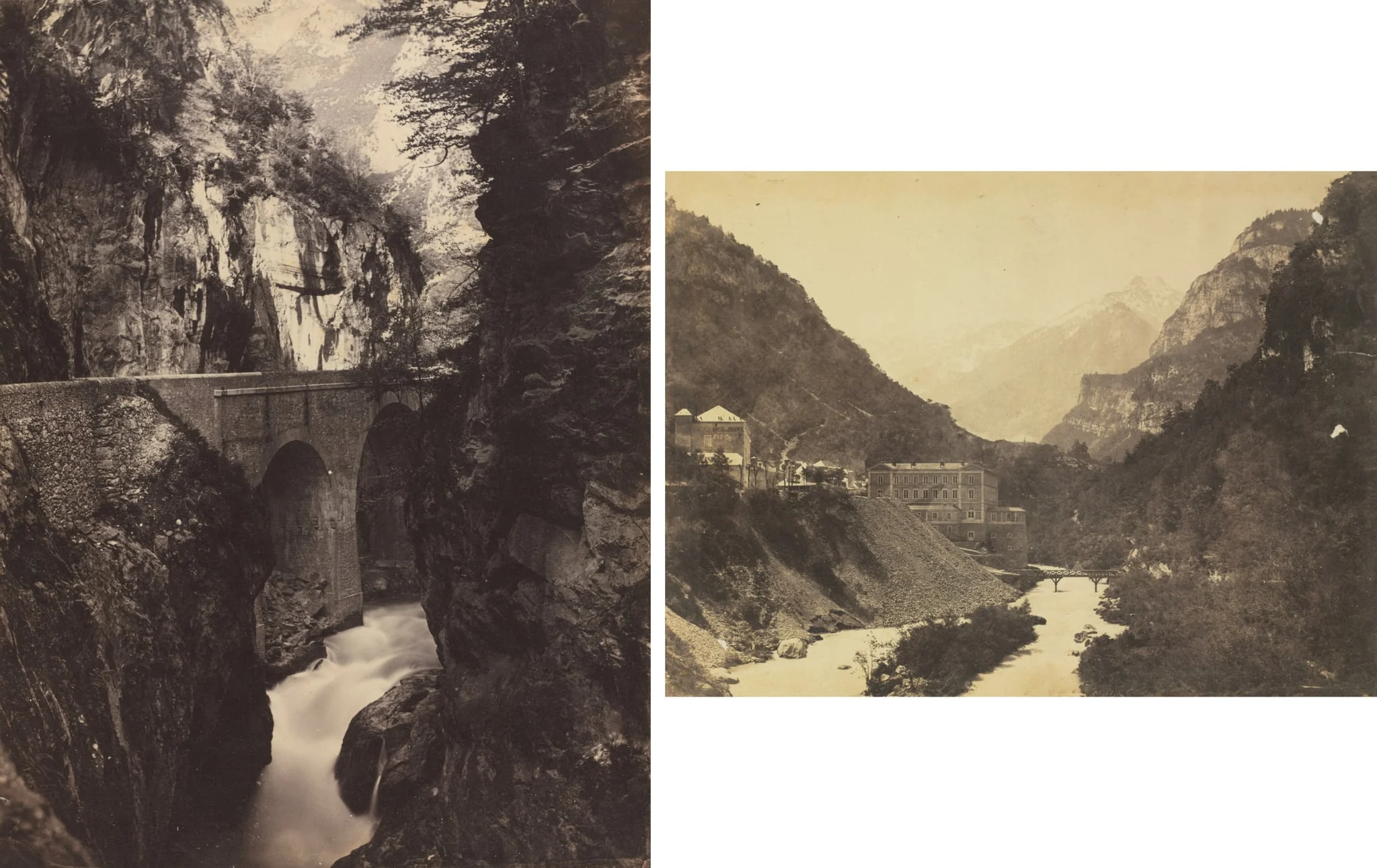 Road to Eaux-Chaudes, Pyrenees (recto); Eaux-Chaudes, Pyrenees (verso)