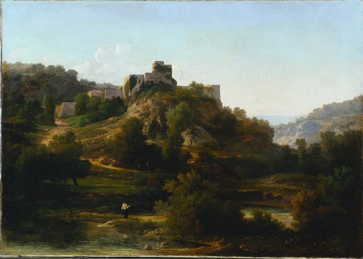 Châteauvieux-sur-Suran, by Antoine Claude Ponthus-Cinier, unspecified, 1848