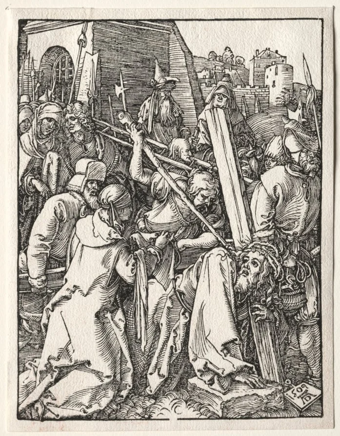 The Small Passion:  Christ Bearing the Cross, by Albrecht Dürer, 1509