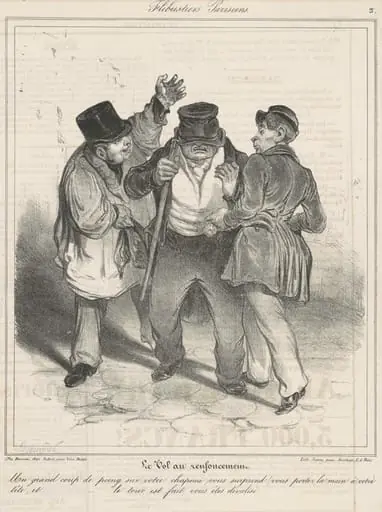 Le vol au renfoncement